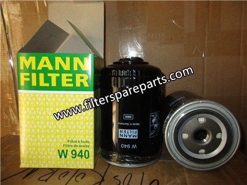 W940 Mann Lube Filter - Click Image to Close